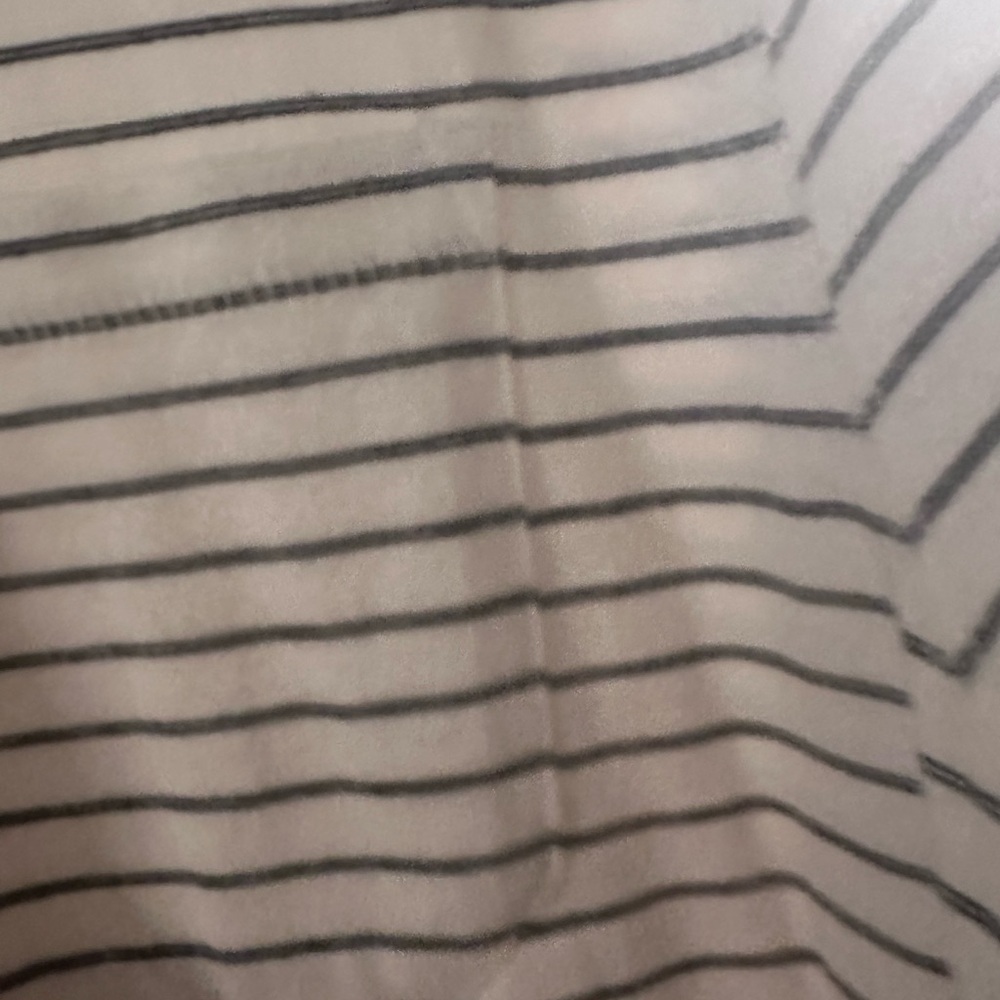 NWT Goodfellow & Co Men's Striped Long Sleeve Shirt - Black and White - Picture 5 of 6
